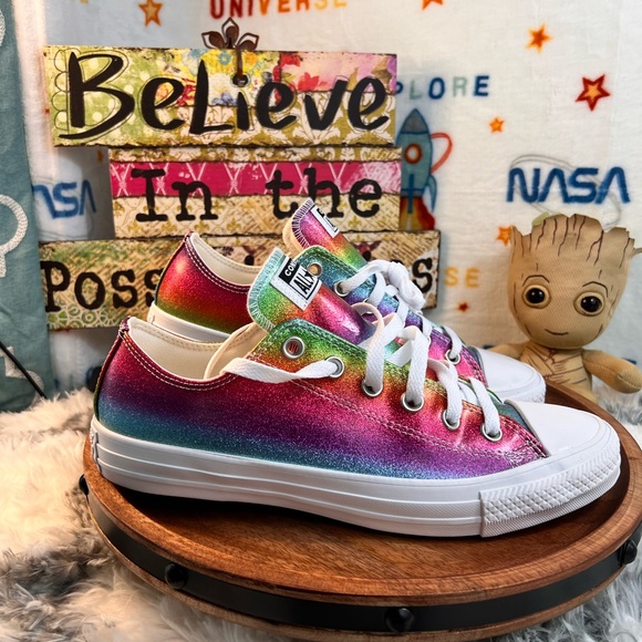 CONVERSE CTAS OX WHITE/PINK/EGRET - Picture 8 of 14